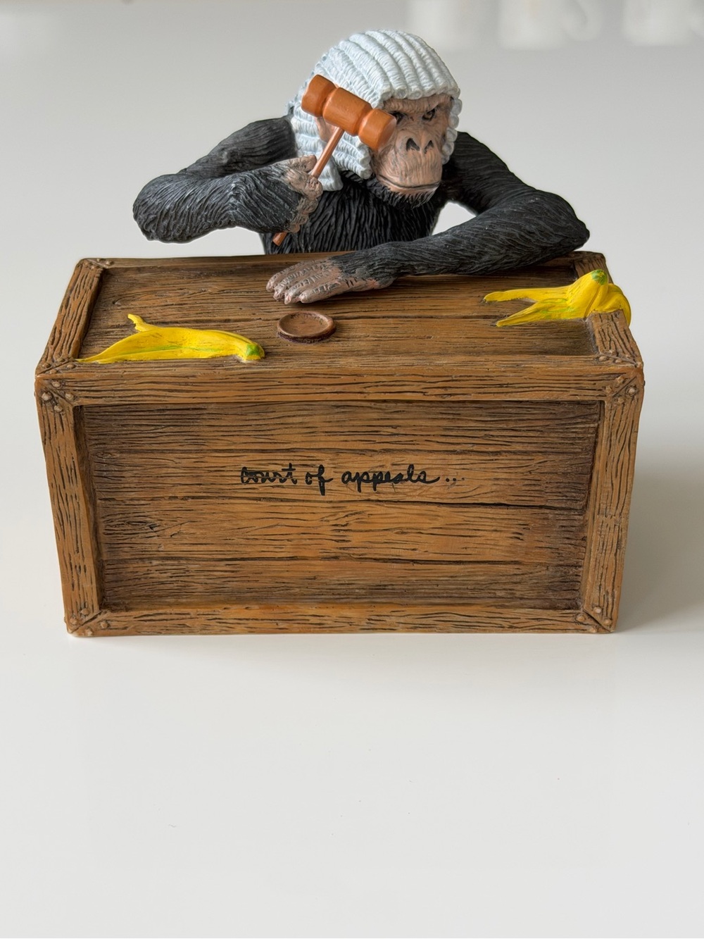 Will Bullas “Court Of Appeals” Chimp Judge Greenwich Workshop Pearl Bisque